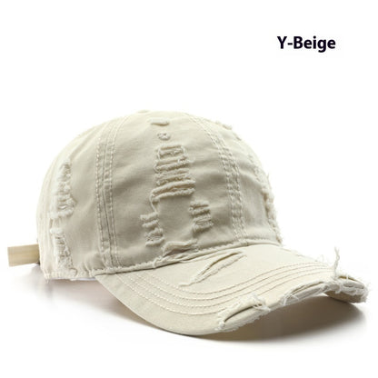 Retro Pure Color Washed Hole Light Board Baseball Cap 4e979074 edde 4db4 be5b de57dc5b2acb trans