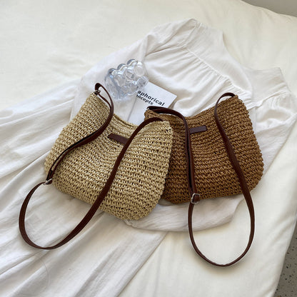 Niche Design Vacation Straw Tote Bag 4e9a8019 10fe 4a77 9342 a26f0fd1804c