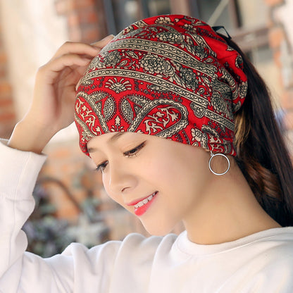 Head Ethnic Wind Series Korean Cashew Flower Bun Head Hat 4eb83500 0097 485d b331 d4f960afce7f