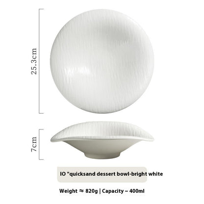 High-grade Creative Strange Shape Light Luxury Ceramic Bowl 4ebfe54c a149 475e 878a a203948c8a06
