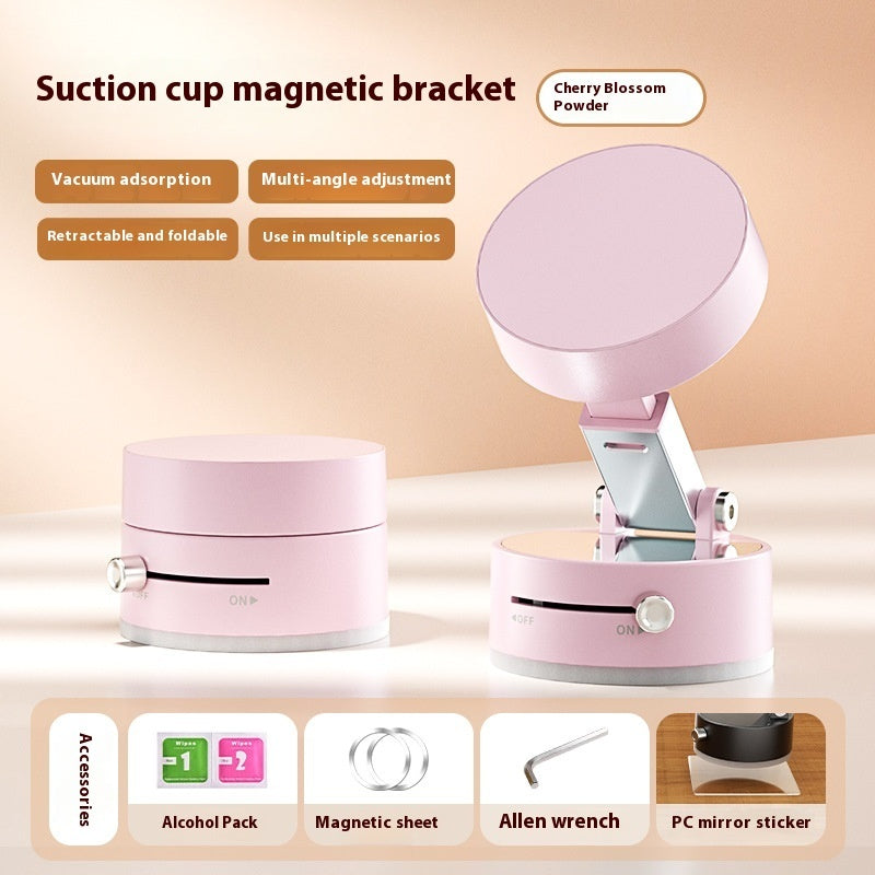 Foldable Magnetic Vacuum Car Phone Holder Foldable Suction Cup With Suction Cup Hands-Free Navigation For Smart Phone - 图片 10