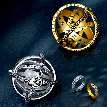 Germany Astronomical Ball Ring Necklace Europe And America Flip Deformation Universe Globe 4ee90c10 f907 4eaa a8af a536b82e99