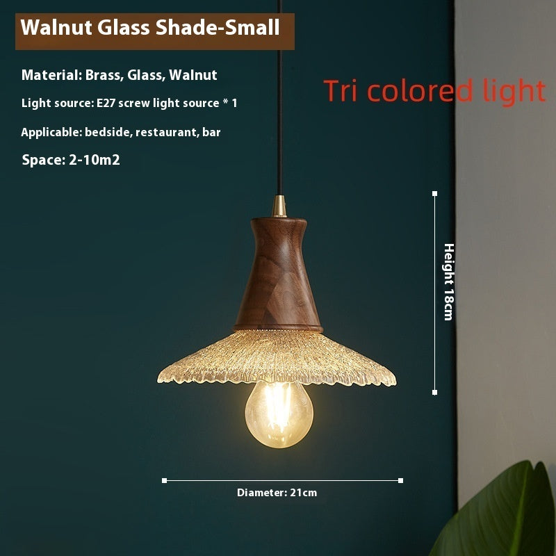 Retro Simple Restaurant And Cafe Xuan Brass Glass Chandelier 4eedd87f af29 4a9c 9514 c81b92895275