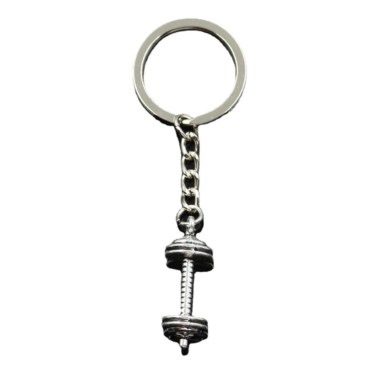 Fashion New Style Dumbbell Fitness Equipment Key Chain Jewelry Vintage Pendant 4f09417c 9733 405d 9524 363fa1e90ccc