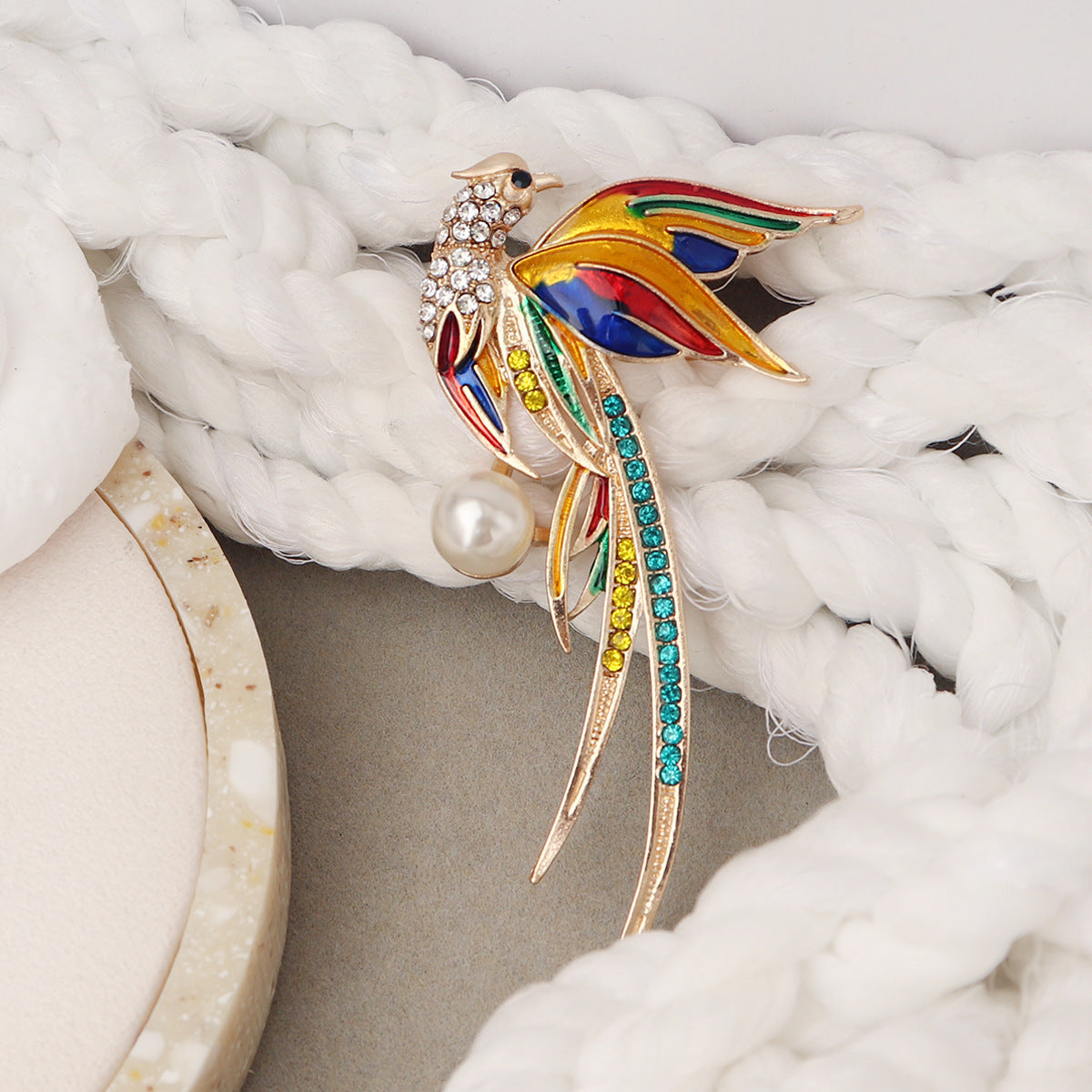 Hummingbird Phoenix Peacock Oil Drip Brooch Pin Clothing Accessories 4f14ecd8 27ed 4476 8098 10cd4b1cea8d