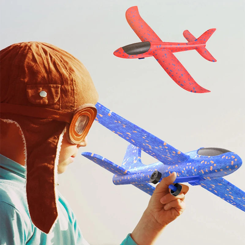 Children's Foam Ejection Aircraft Toys Parent-Child Interaction Outdoor Foam Aircraft Park 4f28918a 71ab 414e 9e46 d5d92f0362