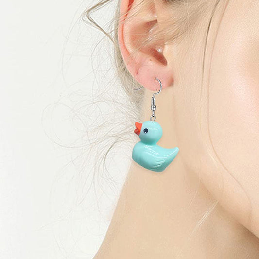 Cute Girl Small Yellow Duck Cartoon Earrings 4f383d06 f5fa 483c b737 9971bd61d4da