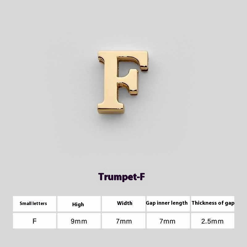 U Perforated 26 English Letters Hardware Accessories 4f3fbed7 8a95 4973 bd18 4398f7cfa38a trans