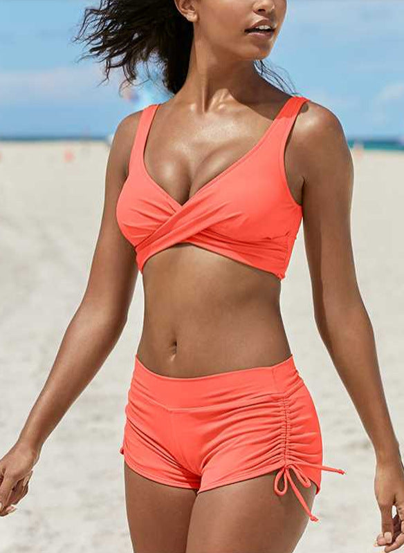 Women's Removable Strap Bandeau Top High Cut Cheeky Bikini Set Swimsuit 4f5b3ef8 b4a6 47f8 88f4 25fa80c6cb14