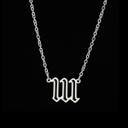 Fashion Vintage Double Cutout Number Necklace 4f5c72b3 772d 46c2 b7e4 24cb7f545cbf