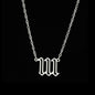 Fashion Vintage Double Cutout Number Necklace 4f5c72b3 772d 46c2 b7e4 24cb7f545cbf