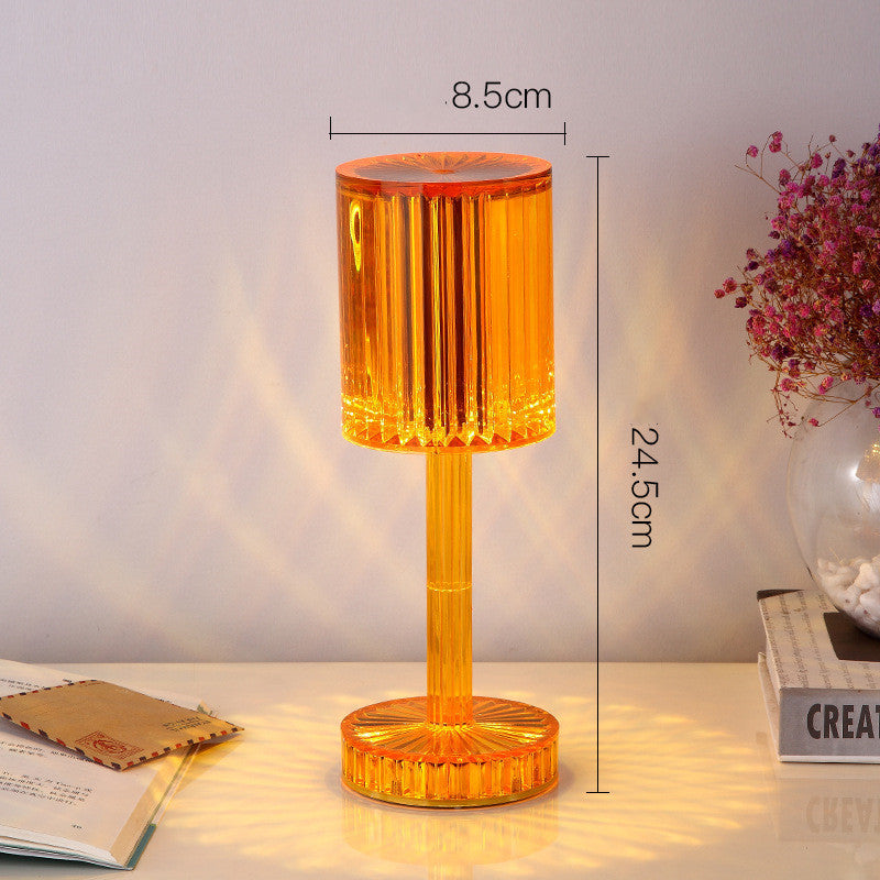 New Crystal Table Lamp Hotel Decoration Diamond Romantic Warm Led For Home Decor Romantic Gift Night Light 4f6339a1 7f81 4228