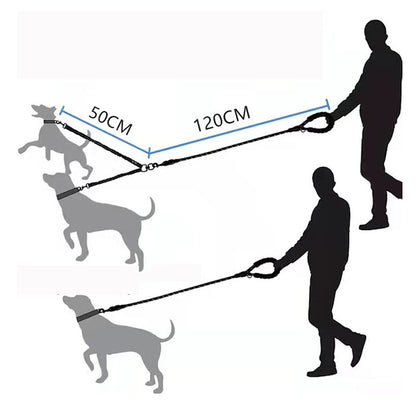 Polyester Pet Reflective One Drag Two Traction Rope 4f6648b6 f384 4bff ad51 3027733e039a