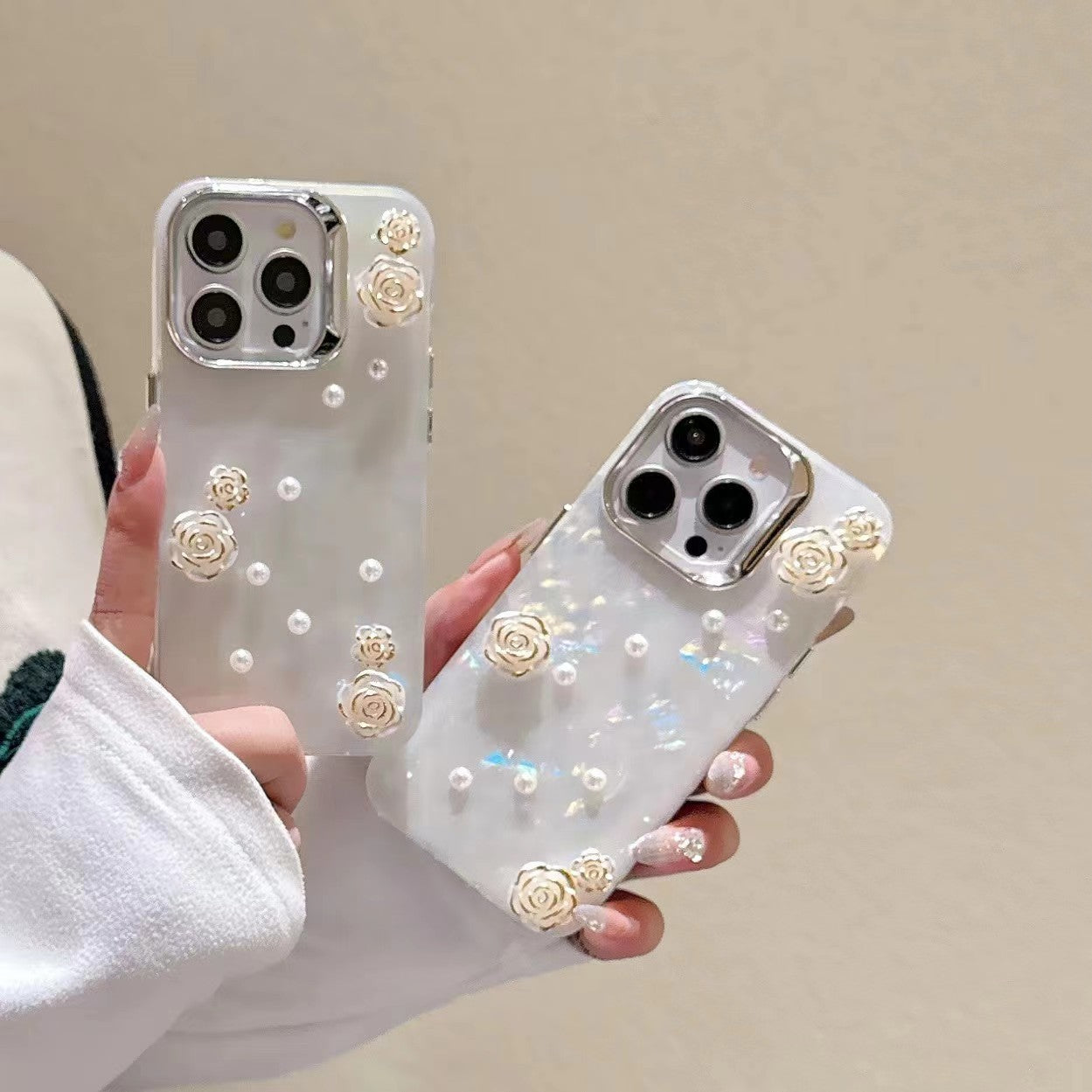Shell Pattern Camellia Flower Phone Case Cute Protective Cover 4f79cfb0 901b 4e3f bf1c 8f87efb6b965