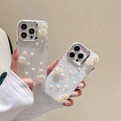 Shell Pattern Camellia Flower Phone Case Cute Protective Cover 4f79cfb0 901b 4e3f bf1c 8f87efb6b965