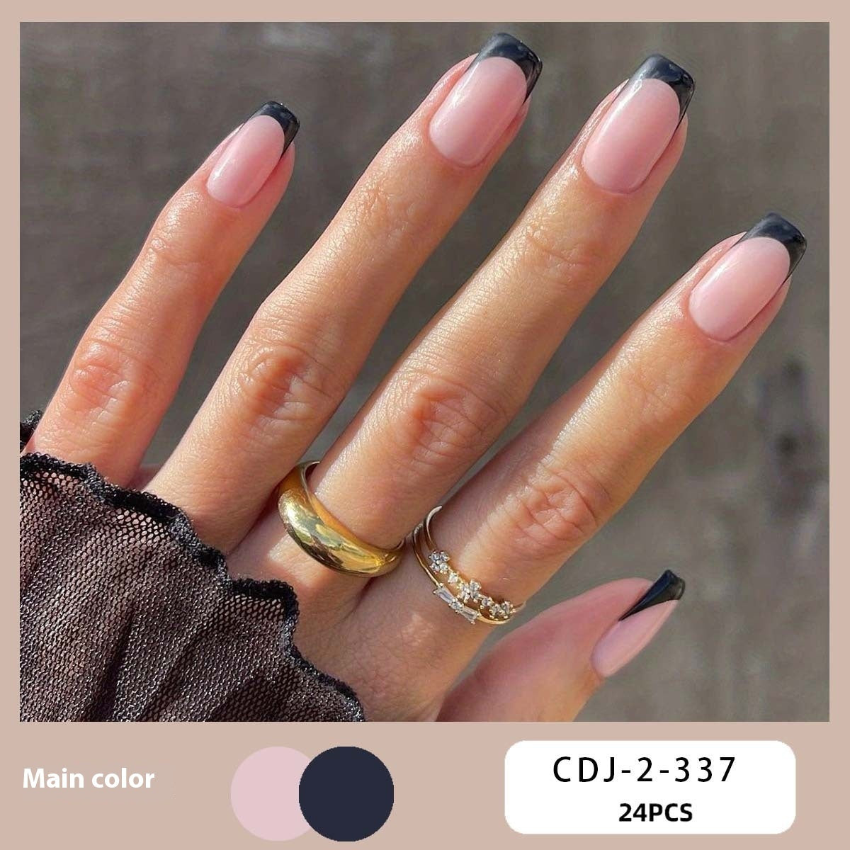 Women's European, American And French Style Pieces Fake Nail Patch 4fa558d2 a527 4a98 8653 c31047c35e63 trans