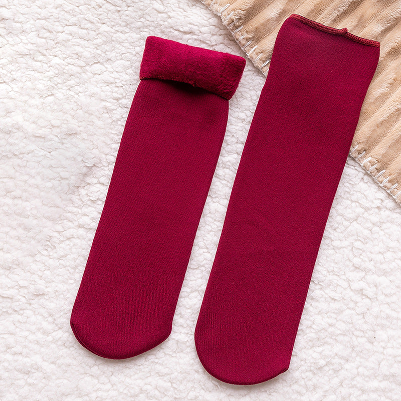 Candy Tube Socks Autumn And Winter Vertical Stripes Cashmere Snow Socks 4fadea17 fd2a 466e 803f cdd779efe2e2