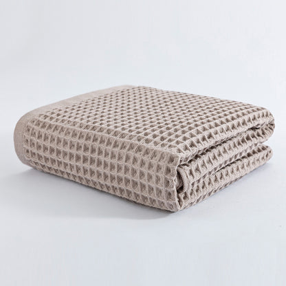 Soft Absorbent Honeycomb Bath Towel Pure Cotton 70X140cm 4fb0d69f 4b87 40b6 9d7a b9b57640b545