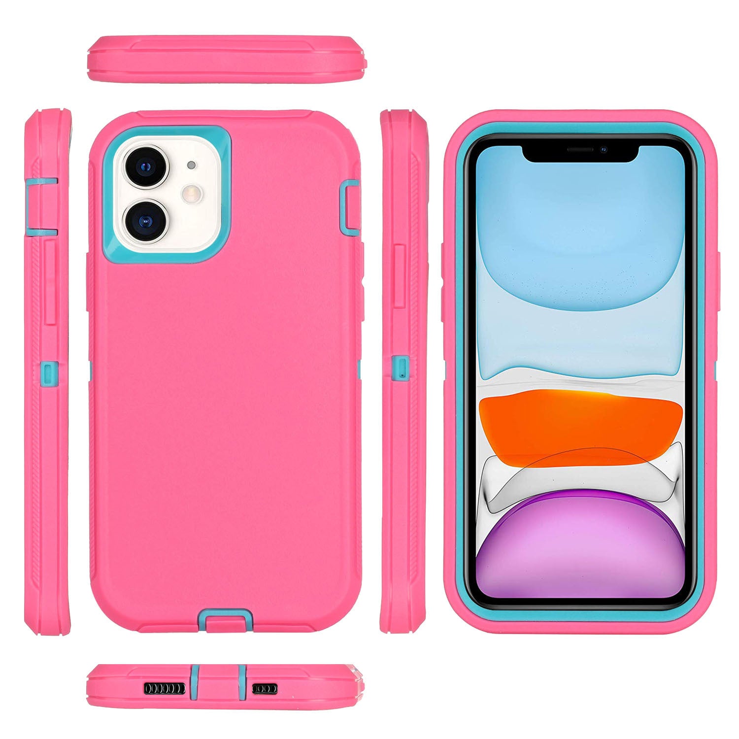 All-inclusive Drop-resistant Three-in-one Hard Case Phone Case - 图片 5