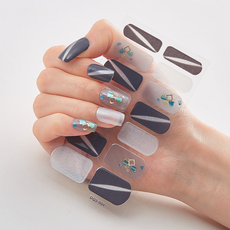 3d Laser Bronzing Craft Nail Applique Nail Sticker - HD Wireless Product #5