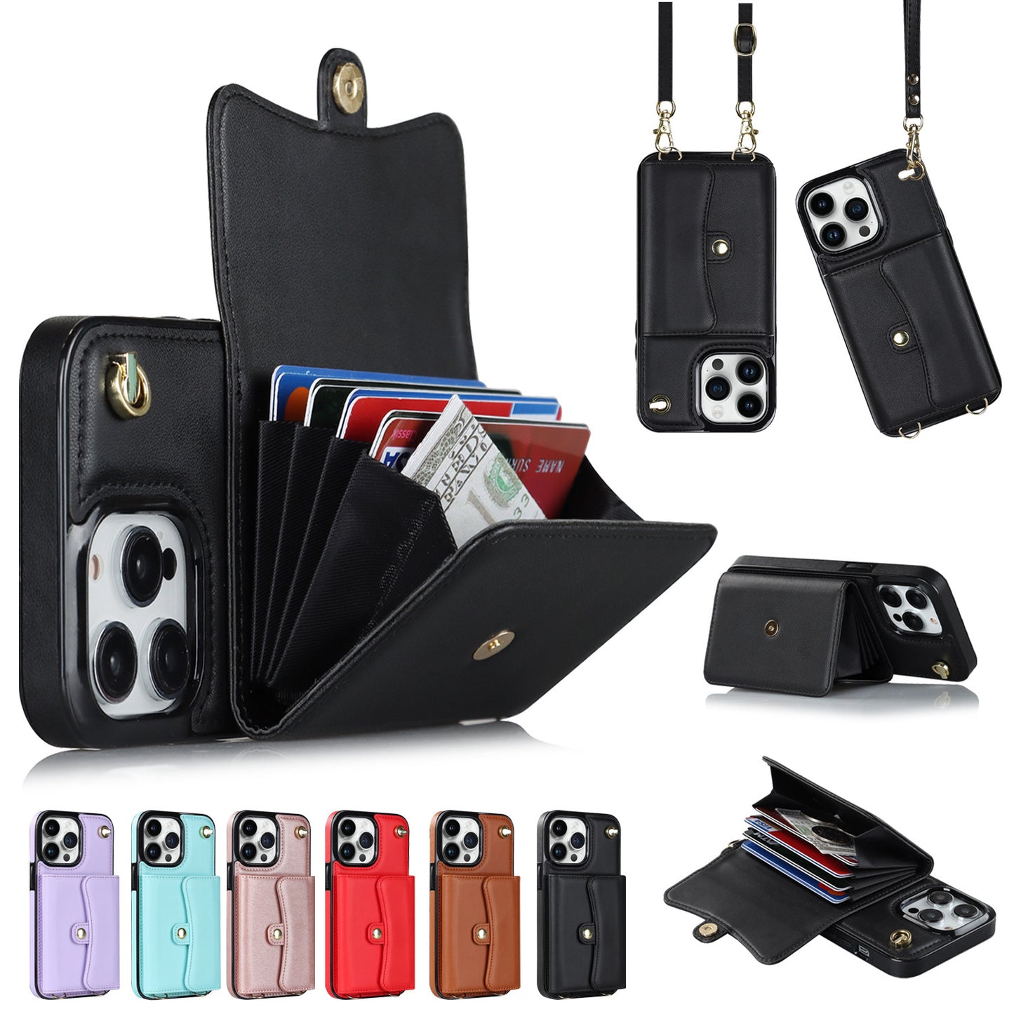 Crossbody Card Holder Phone Case Multi-function Card Holder 4fc55ed3 5b00 48c9 bd08 0ed690153c16