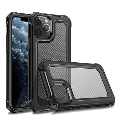Carbon Fiber Transparent TPU PC Two-in-one Phone Case 4fd2e5d2 26d9 4fd1 ab74 53b14641cd0f