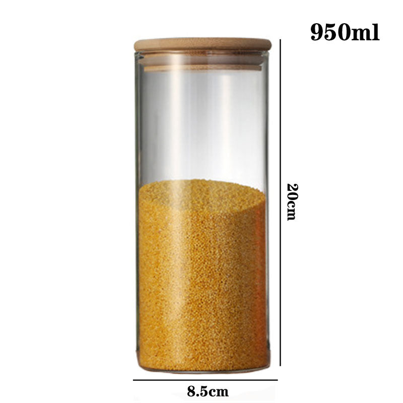 High Borosilicate Glass Tea Cans, Sealed Storage Cans, Transparent Tea Cans, Whole Grains, Candy Cans 4fe4030d 5a18 4cd9 b28d