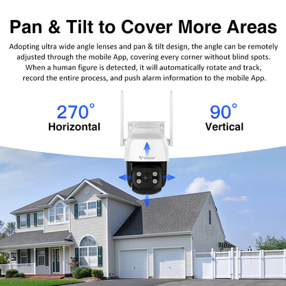STARCAM C622: The All - in - One Outdoor Waterproof PT Network Camera with WiFi 6 5