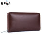 Rfid Many Departments Men Wallet Cow Genuine Leather 36 Slots Card Holder Cell Phone Pocket Male Wallets Clutch Man Long Purs