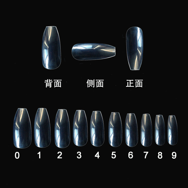 500 transparent  natural fake nails - HD Wireless Product #5