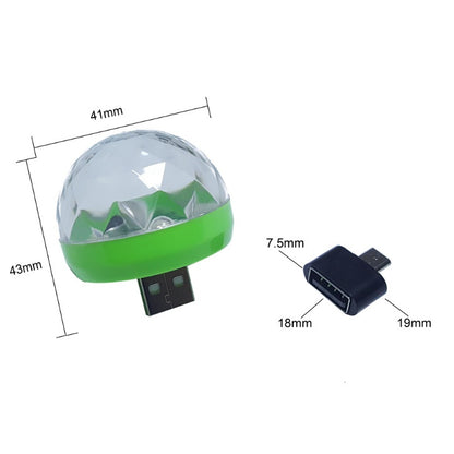 Light Stage Effect USB 5V Disco Ball DJ Party Holiday Lighting Christmas Projector 5017142700161
