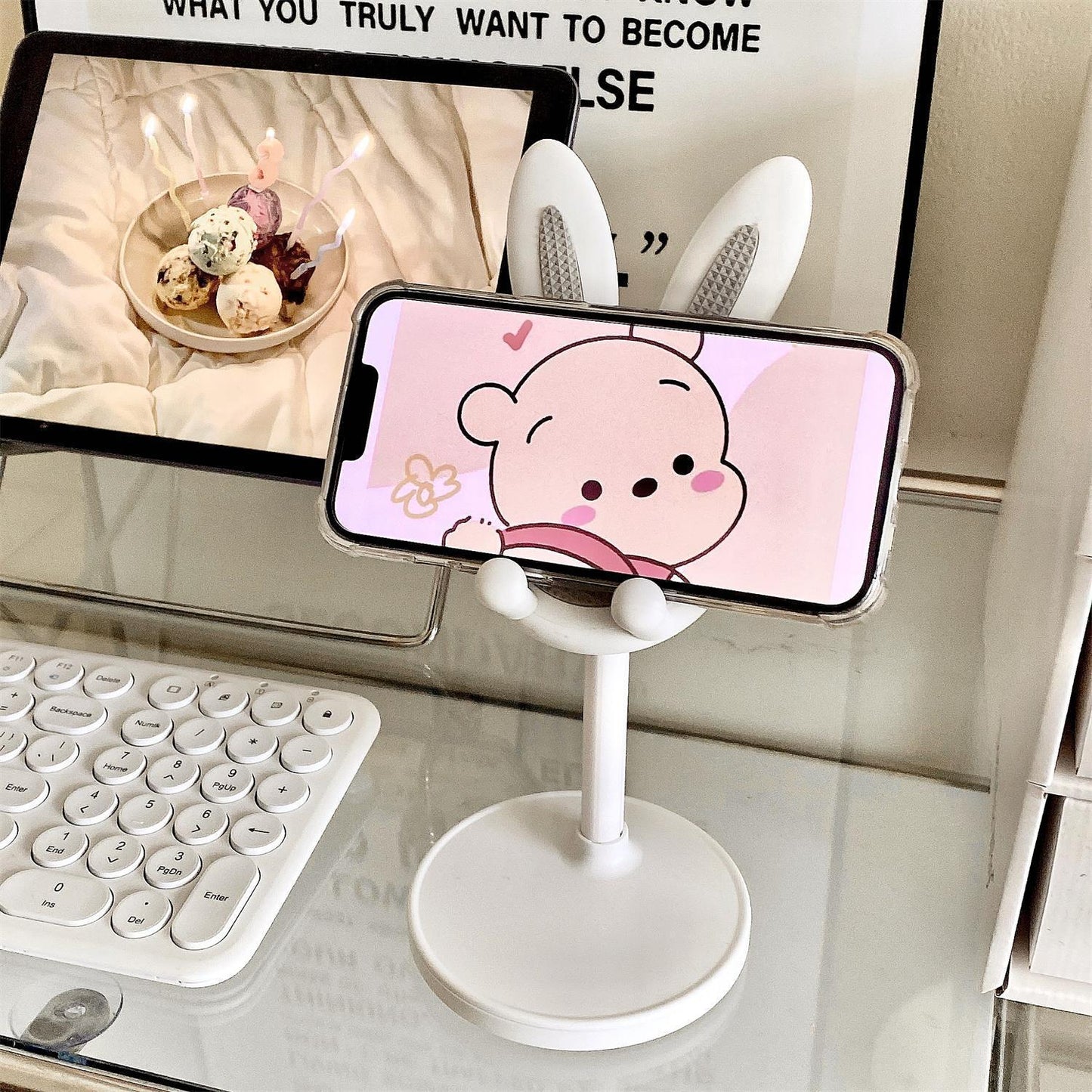 Rabbit Mobile Phone Bracket Desktop Adjustable Adjustable Multifunctional Portable - 图片 5