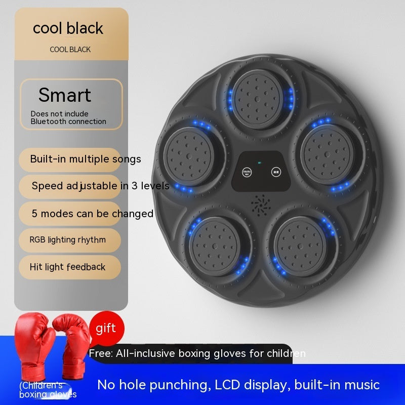 Children's Music Boxing Machine Blue Light Hitting Reaction Boxing Target Intelligent Electronic Wall Target 501e93e0 b265 41