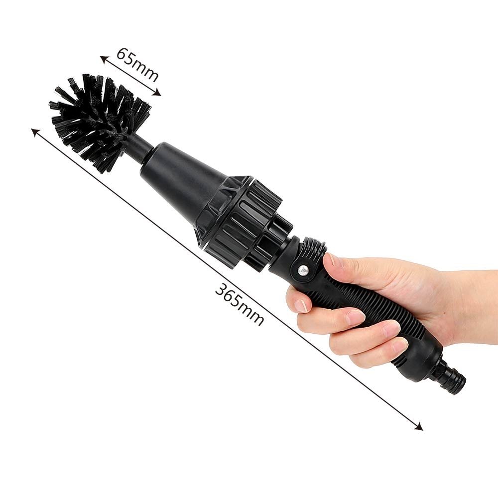 Water-driven Rotary Cleaning Brush Wash Hand-held Water Spray Brush 502647046016