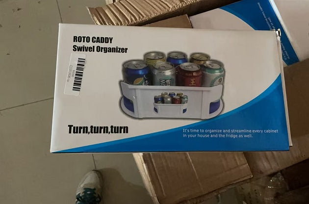 Double Roller Rotating Storage Box Bathroom Multi-function Rack Roto Caddy Swivel Organizer Kitchen Racks 502b5488 c228 4817 