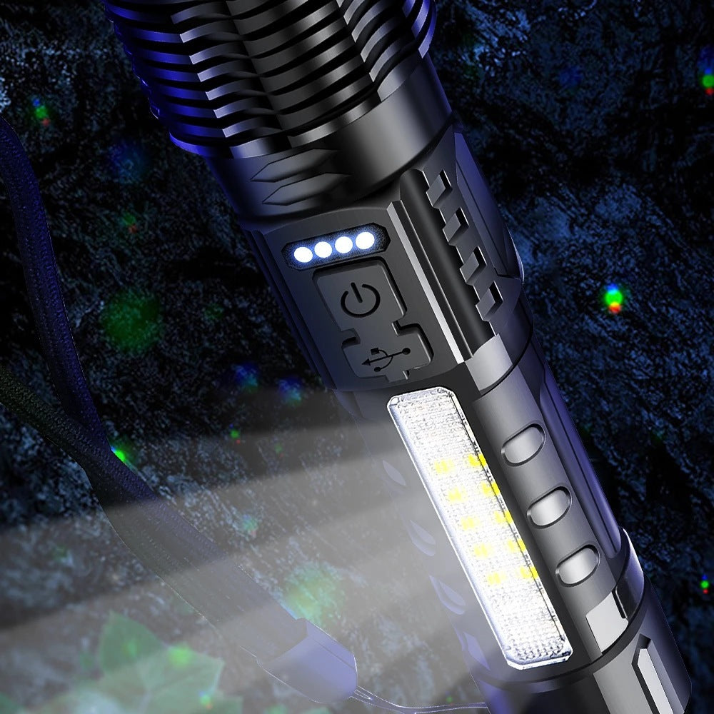 White Laser Waterproof Strong Light Flashlight 502dea62 0c8a 4021 b1ba 2036c41bf719