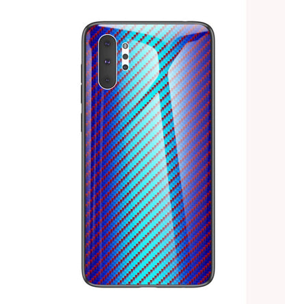 Phone case applies to A51 creative graded carbon fiber toughened glass A91 anti-fall protective case 503120011519