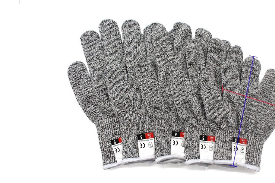 Rubber - dipped gloves against stabbing and cutting 5034190114819