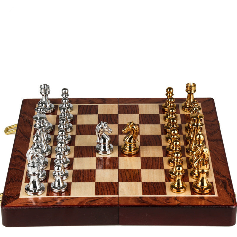 Chess Premium Gift Box Metal Bronze Children's Folding 503595426052 75ac2012 4fa9 4fec b52d 70a6d0013f8a
