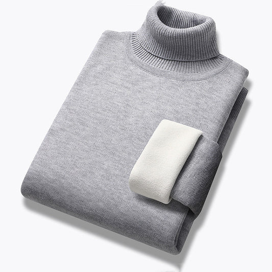 Turtleneck Sweater Men's Loose Velvet Thickened Sweater 5036c6ff a7c5 4882 b7d4 6d46b297286e
