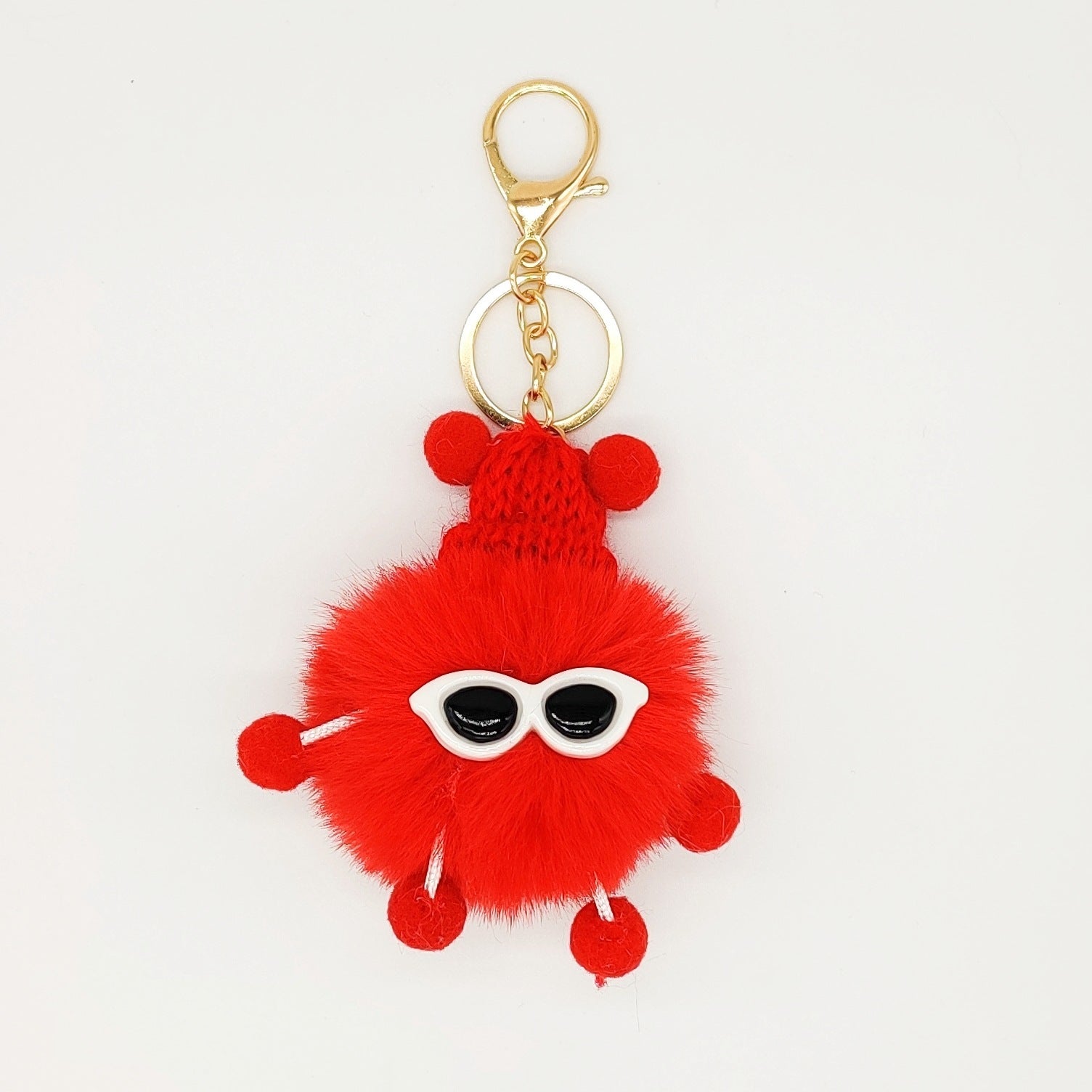 Rex Rabbit Fur Small Briquettes Elf Cute Plush Doll Pendant Keychain 50556fbf f84b 4d23 9fc4 0e90adfa092a