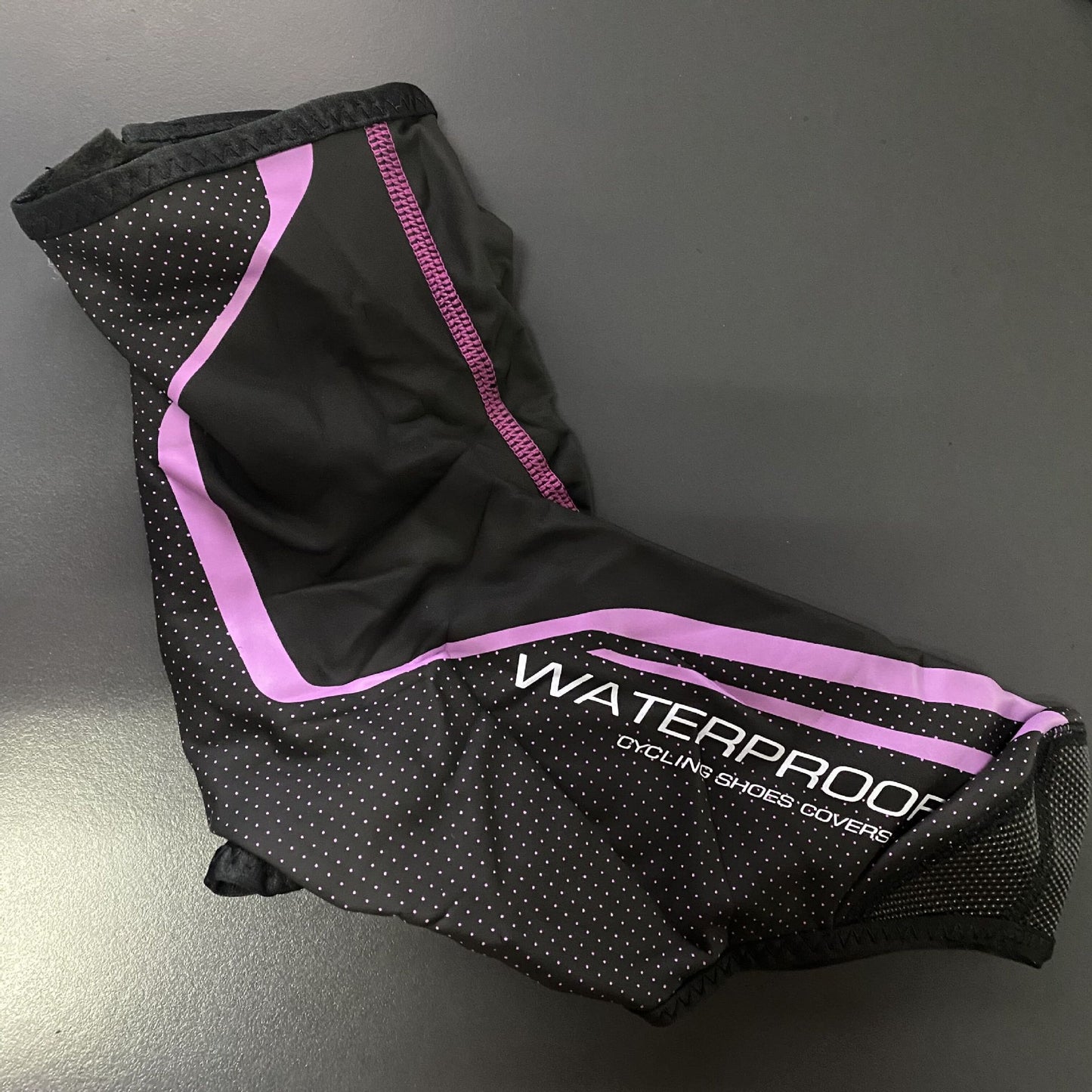 Factory PU Windproof Waterproof Shoes Set Lock Shoe Cover Winter Warm Fabric Mountain Bike Riding Waterproof Shoe Cover 50597