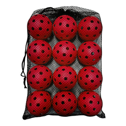 74mm40 Hole 26g Plastic Pickleball Weifu Holed Balls Pickleball Black Net Pocket Suit 12 PCs - HD Wireless Product #8