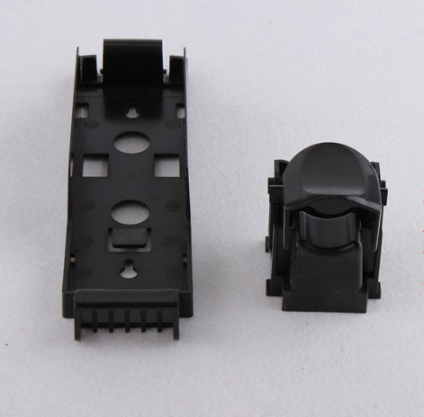 Plastic Wall Mount Soap Dispenser  Black Bathroom Shower Shampoo Liquid Dispenser Set Hotel Mall Kitchen Soap Bottle 350ml 50