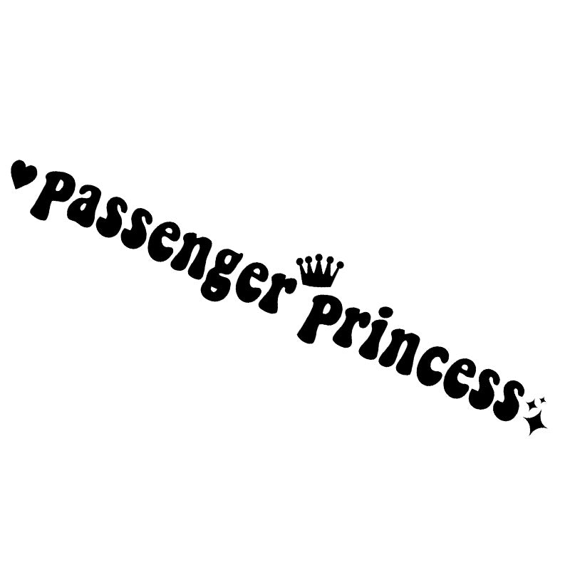 Passenger Princess Automobile Sticker Interesting Creative Suitable For Car Rearview Mirror 50722e1b 6086 48f7 b0a7 22c44525e