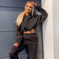 Jogging Suits For Women 2 Piece Sweatsuits Tracksuits Sexy Long Sleeve HoodieCasual Fitness Sportswear 5073f6e8 c30d 459e 877