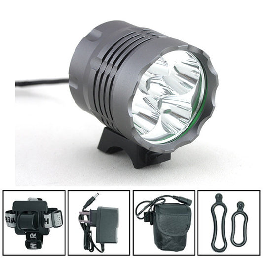 LED Mountain Bike Headlight 5T6 Bicycle Light 507425884956
