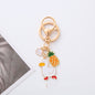 Pineapple Fried Egg Duck Car Key Ring 50744fd2 23b0 4d20 ada2 fe4cfb1e70c8