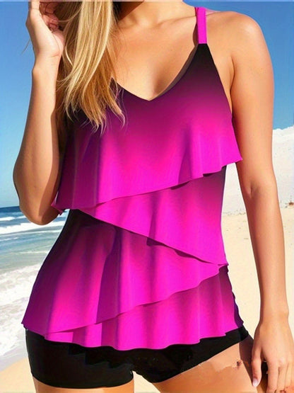 Fashion Women's Split Printed Bikini Swimsuit 508242b6 888a 4363 87b3 efa11183070e