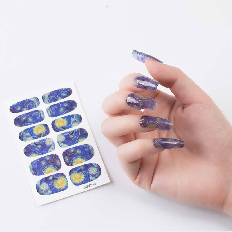 Nail Sticker European And American Oil Painting Art 50a4ce9e 59e9 426f a802 91cd0b86b20a